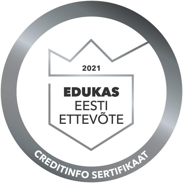Tunnustatud sertifikaadiga „Edukas Eesti Ettevõte“ 2021